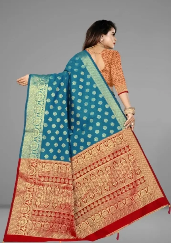 Designer Banarasi Style Silk Jacquard Saree 6771374