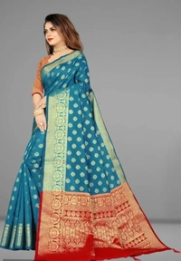 Designer Banarasi Style Silk Jacquard Saree 6771374