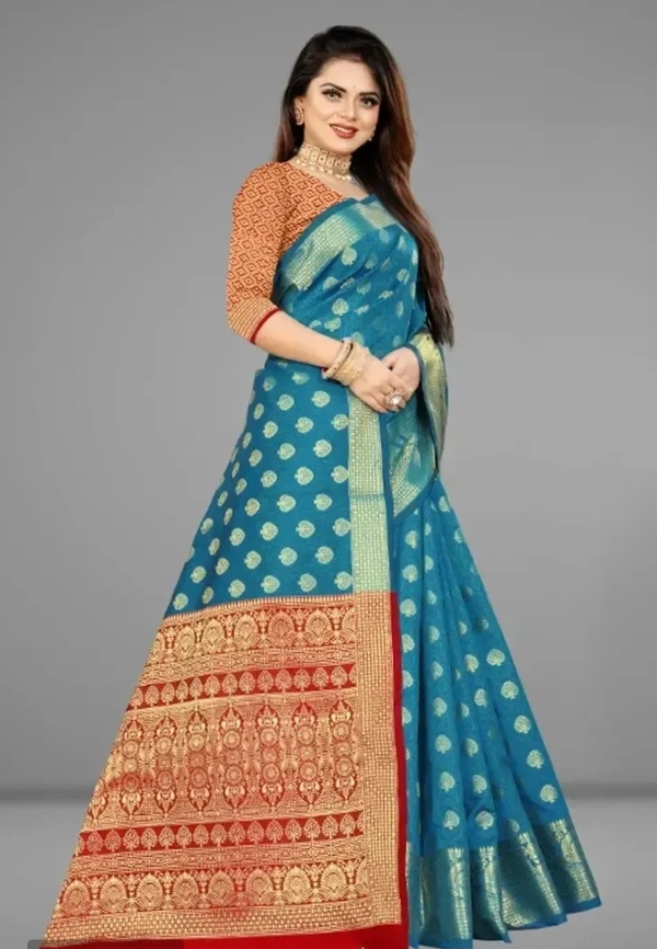 Designer Banarasi Style Silk Jacquard Saree 6771374