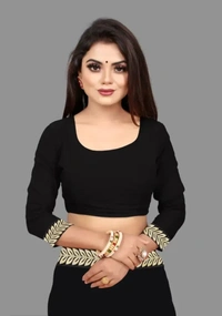 Stylish Fancy Vichitra Silk Saree With Blouse Piece For Women 12989720