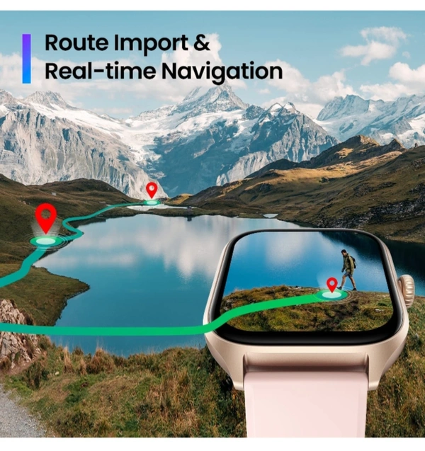 Fashion Smartwatch, 1.78rdquo; AMOLED Display with Premium Metal Body, Multiple Sports Modes with 100+ Watchfaces, Complete Health Suite with Stress Monitor, 7 Days Battery Life  3 ATM 14637672