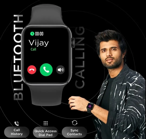 Visionary 1.78 AMOLED Bluetooth Calling Smartwatch with 368 * 448 Pixel Resolution, Rotating Crown 60Hz Refresh Rate 100+ Sports Mode, TWS Connection, Voice Assistance 13840238
