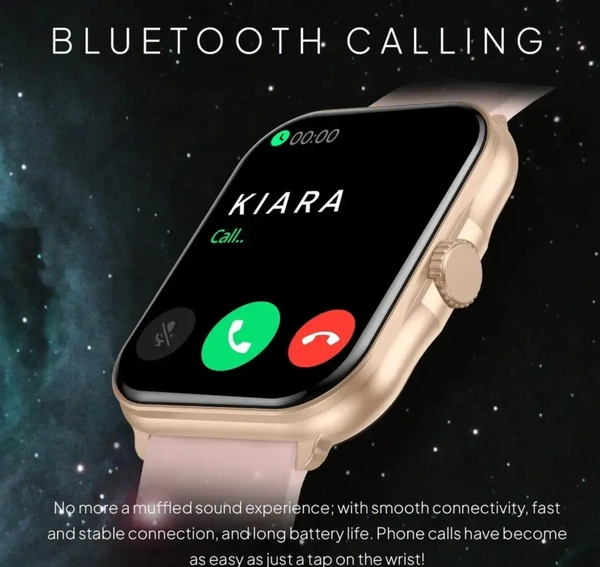 Eterno 1.99 Largest Display, Bluetooth Calling Smartwatch with 1184mm Display Area, AI Voice Assistant, 120+ Sports Modes (Yoga) with Smart Split Screen to Toggle between functions, Gaming on the Wri 13840397