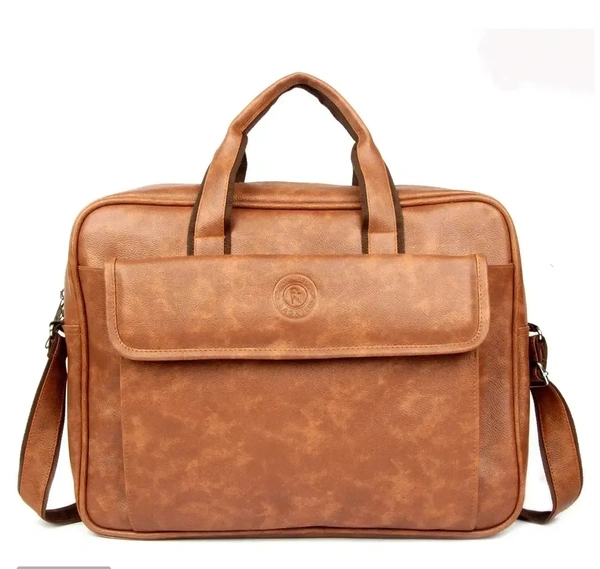 Trendy Men  and Women Synthetic Leather Casual Travel/Office Laptop Messenger Bag10046055