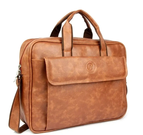Trendy Men  and Women Synthetic Leather Casual Travel/Office Laptop Messenger Bag10046055