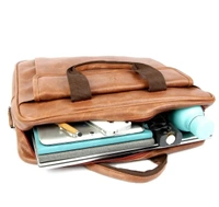Trendy Men  and Women Synthetic Leather Casual Travel/Office Laptop Messenger Bag10046055