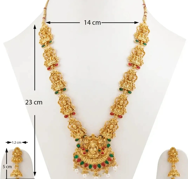 Traditional Designer Alloy Gold Plated Jewellery Set For Women 4596195