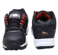 Mens Mesh Black Sports Running Shoes 2229188 - IND 6