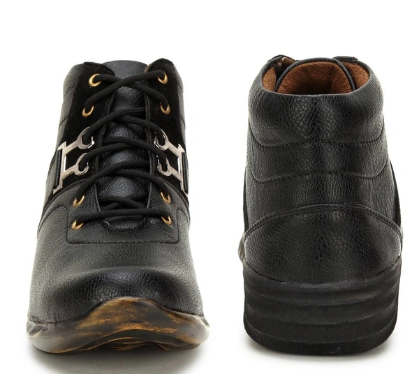 Casual Synthetic Leather Boots For Men 2086664 - UK 10