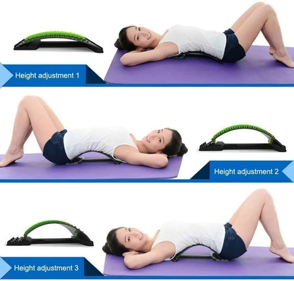 Lumbar Back Stretcher, for Lower and Upper Back Massager and Support Back Tool, Lumbar Support for Office Chair