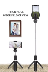 New Arrival HighQuality 3in1 Selfie Stick m... - Black