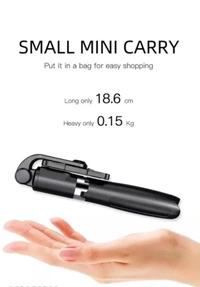 New Arrival HighQuality 3in1 Selfie Stick m... - Black
