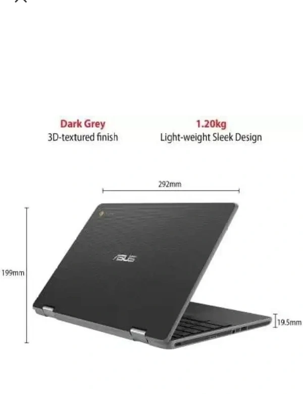 ASUS Chromebook Flip Touch Celeron DualCore (4 GB/32 GB EMMC Storage/Chrome - OS) C214MA-BU0704 Chromebook (11.6 inch, Dark Grey, 1.20 Kg) - Gray