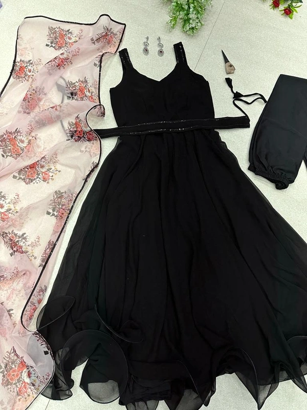 Antique Fashion 1 faux Georgette Anarkali - 38