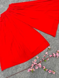 Antique Fashion 1 NEW KURTi PALAZZO DUPPTA SET - XS (34), Red