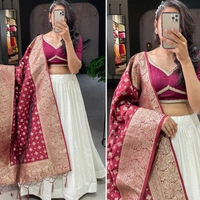 Antique Fashion 1 Lahenga  - Unstitched Blouse