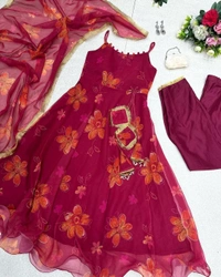 Antique Fashion 1 Anarkali Digital Printed Georgette Anarkali  - 38