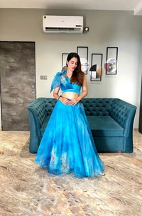 Antique Fashion 1 lehnga -  Pure organza silk digital printed lehnga - 38