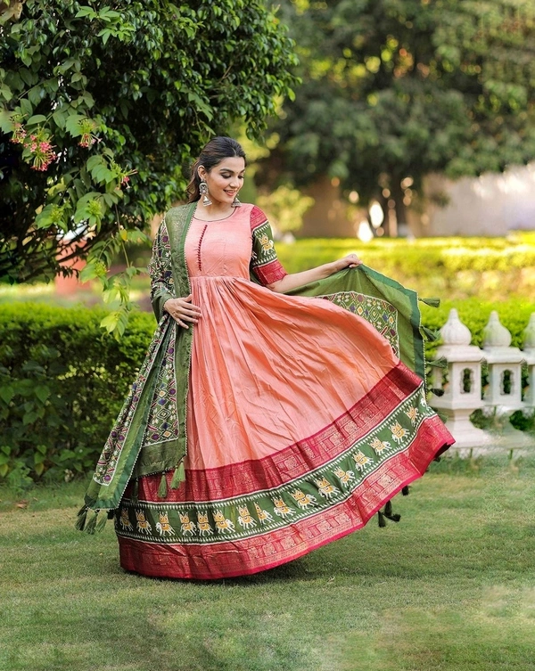 Antique Fashion 1 Dola Silk Gown  - 38