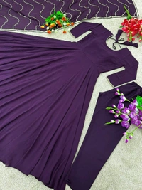 Antique Fashion 1 Anarkali Faux Georgette Gown With Fully Flair and Full Stitched With Dupatta Ready To Wear Collection  - Xxl (44)