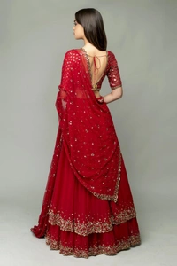 Antique Fashion 1 Two Layer  Lehngha *  choli with Dupata...