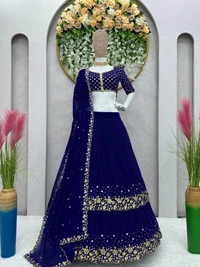 Antique Fashion 1 Two Layer  Lehngha *  choli with Dupata...