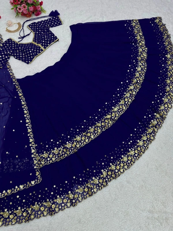 Antique Fashion 1 Two Layer  Lehngha *  choli with Dupata...