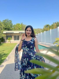 Antique Fashion 1 Digital printed pure Georgette fabric Anarkali suit  🌸 - S (36)
