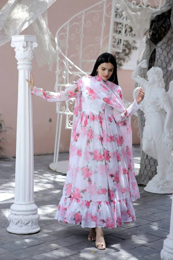Antique Fashion 1 Premium Readymade Designer Gown-Dupatta Collections.💃🏼 - Xl (42)