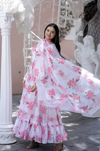 Antique Fashion 1 Premium Readymade Designer Gown-Dupatta Collections.💃🏼 - Xl (42)