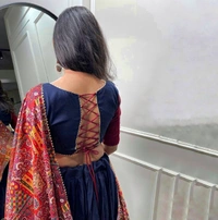 Antique Fashion 1 Add this beautiful and lightweight printed lehenga with multiple color to your navratri collection