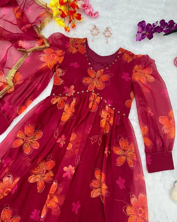 Antique Fashion 1 Kurti Pant With Duppta  - M (38)