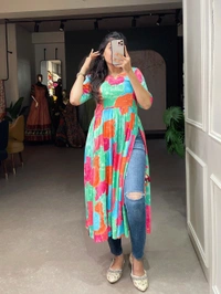 Antique Fashion 1 Nyra Cut Kurti  - Xl (42)
