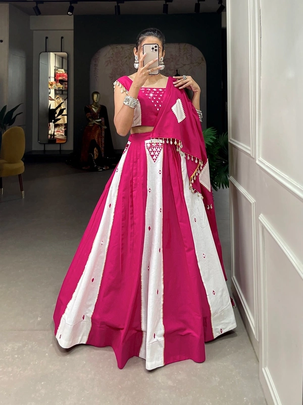 Antique Fashion 1 Give your navratri look this irresistible  mirror work lehenga choli to make your garba night special✨