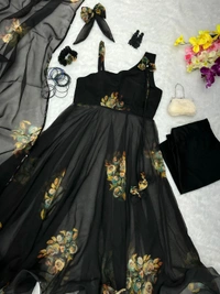 Antique Fashion 1 Anarkali Georgette Suit - Xl