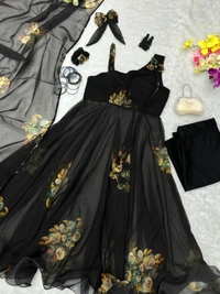 Antique Fashion 1 Anarkali Georgette Suit - Xl