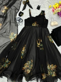 Antique Fashion 1 Anarkali Georgette Suit - Xl