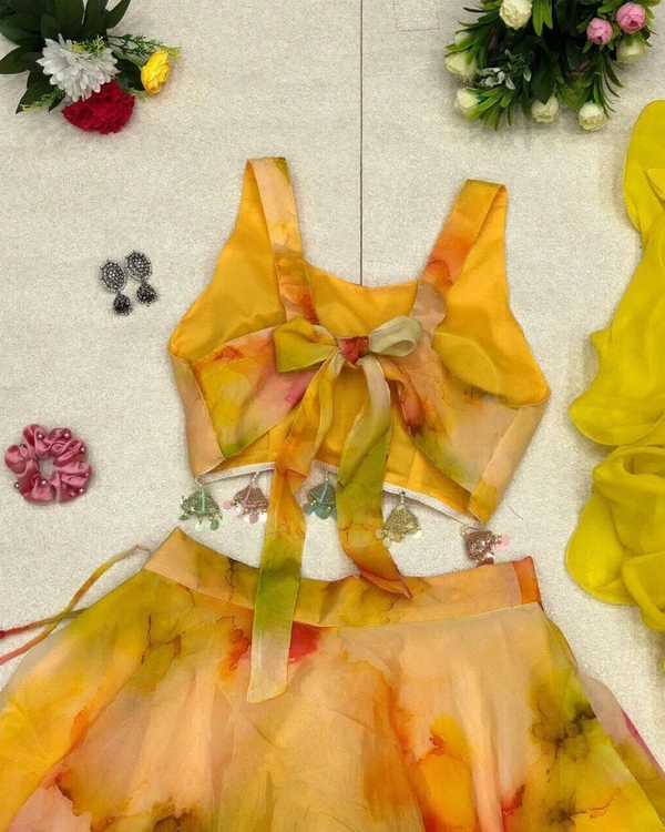 Antique Fashion Exclusive Trending Lehenga  - Yellow