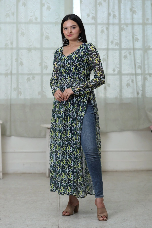Antique Fashion 1 Nayra cut Kurtis are the best way to stay comfortable and stylish at the same time.*❤️ - Xl (42), White