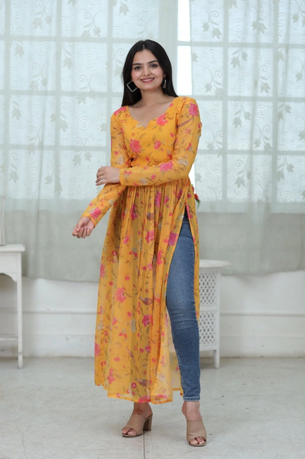 Antique Fashion 1 Nayra cut Kurtis are the best way to stay comfortable and stylish at the same time.*❤️ - L (40), green