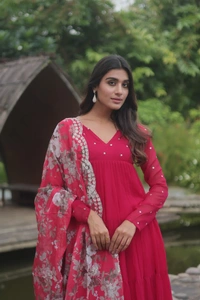 Antique Fashion 1 Anarkali Suits  - rani, Xl (42)