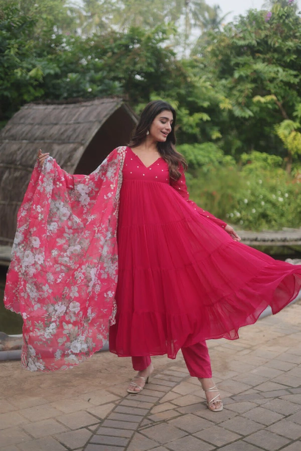 Antique Fashion  Anarkali Suits  - rani, L (40)