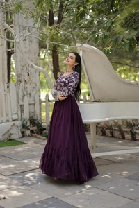 Antique Fashion 1 GOWN COLLECTIONS  - Purple, M (38)