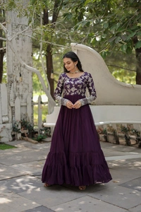 Antique Fashion 1 GOWN COLLECTIONS  - Purple, L (40)