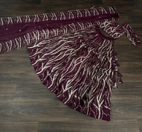 Antique Fashion 1 Enchanting Designer Tebby Silk Lehenga choli with Dupatta Set.  - wine