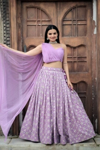 Antique Fashion 1 Designer Ready to wear Crop Top Lehenga Choli  Set 