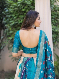 Antique Fashion 1 For your essential part of gujarati collection we are presenting Ethnic attire of dola silk lehenga - frz