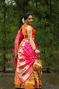 Antique Fashion 1 Paithani Lehenga choli - Unstitched Blouse
