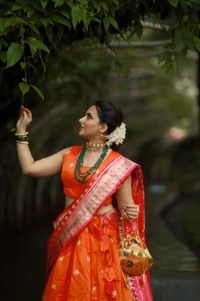 Antique Fashion 1 Paithani Lehenga choli - Unstitched Blouse