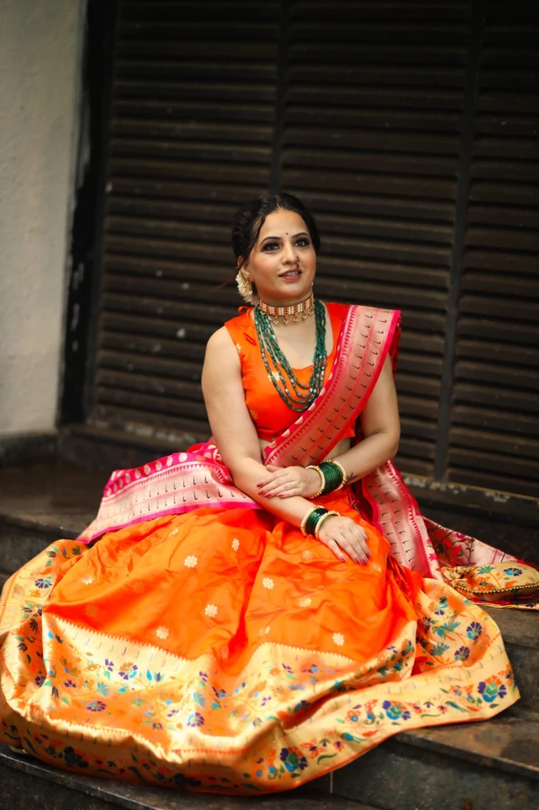 Antique Fashion  Paithani Lehenga choli